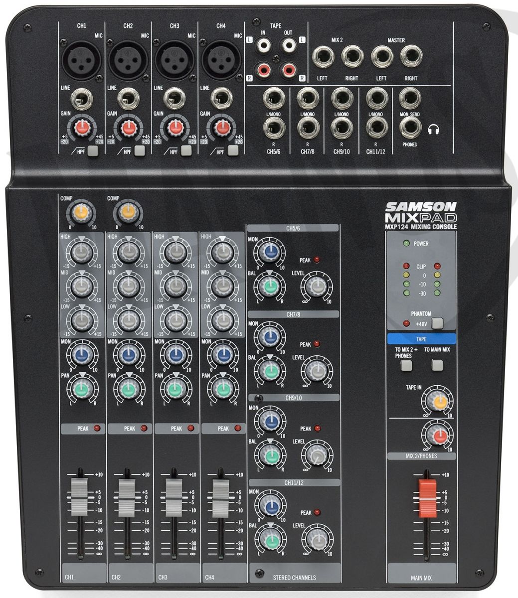 samson mixpad mxp124fx manual
