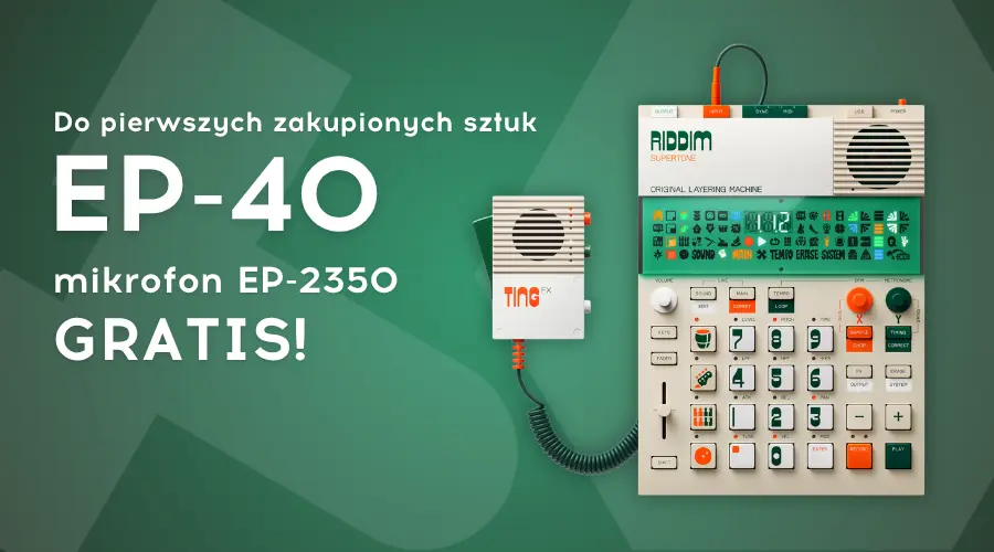Teenage Engineering EP-40 sampler - promocja teenage_engineering_ep-40_-_do_pierwszych_zakupionych_sztuk_mikrofon_ep-2350_gratis__-_900x500