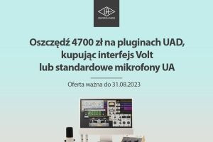 Universal  Audio - Interfejsy Volt i mikrofony UA z darmowymi wtyczkami
