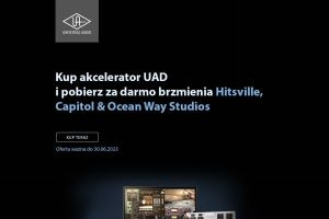 Kup wybrany akcelerator od Universal Audio i otrzymaj wtyczki ZA DARMO!