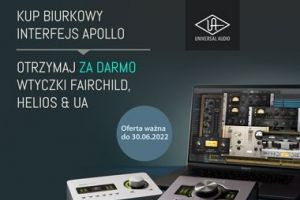 Darmowe wtyczki od Universal Audio do interfejsów z serii Apollo!