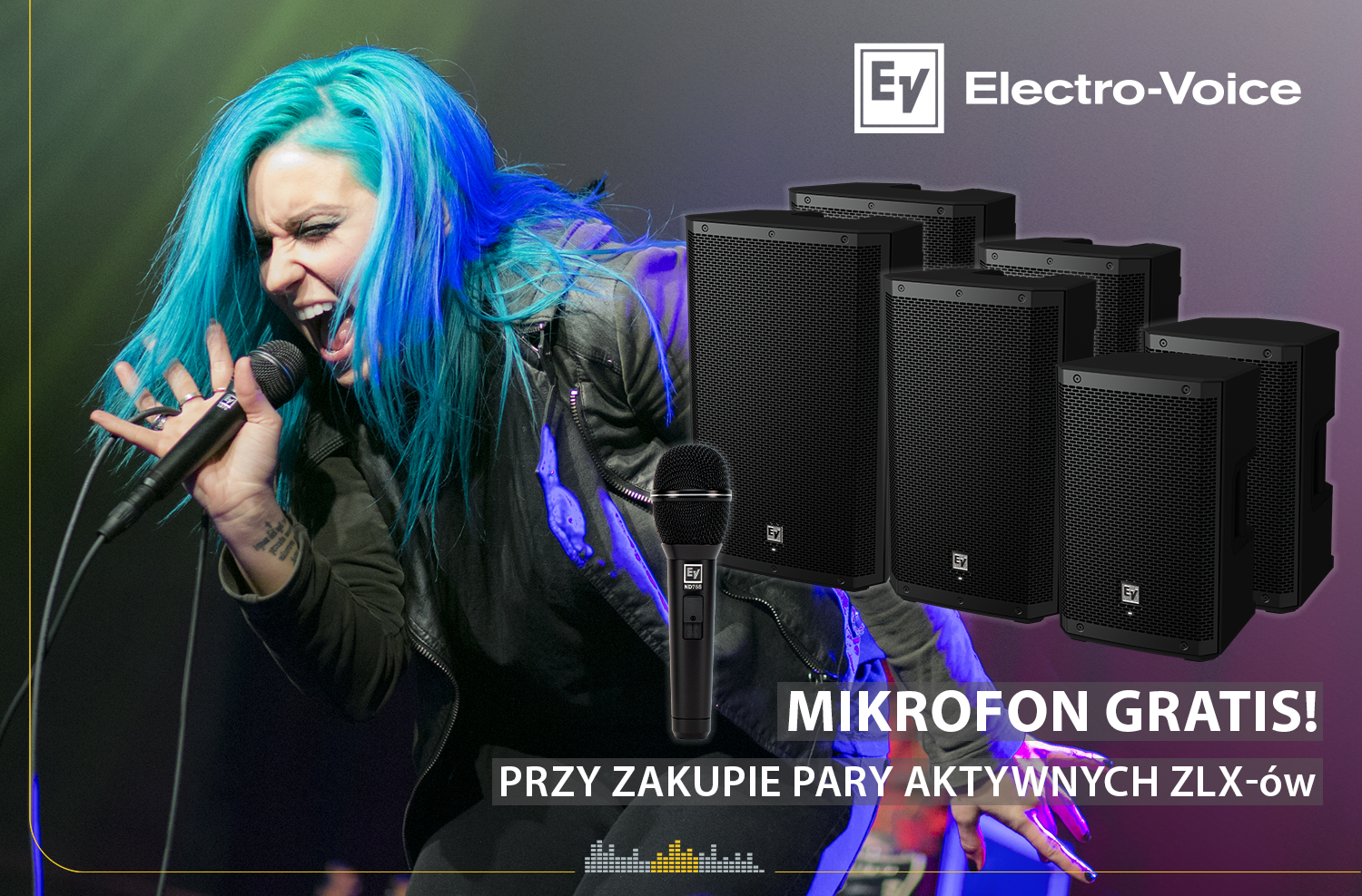 Kup parę ZLX-ów – mikrofon Electro-Voice dostajesz gratis!