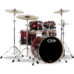 PDP CONCEPT Maple PD805.911 Red to Black Sparkle Fade + Hardware Pack