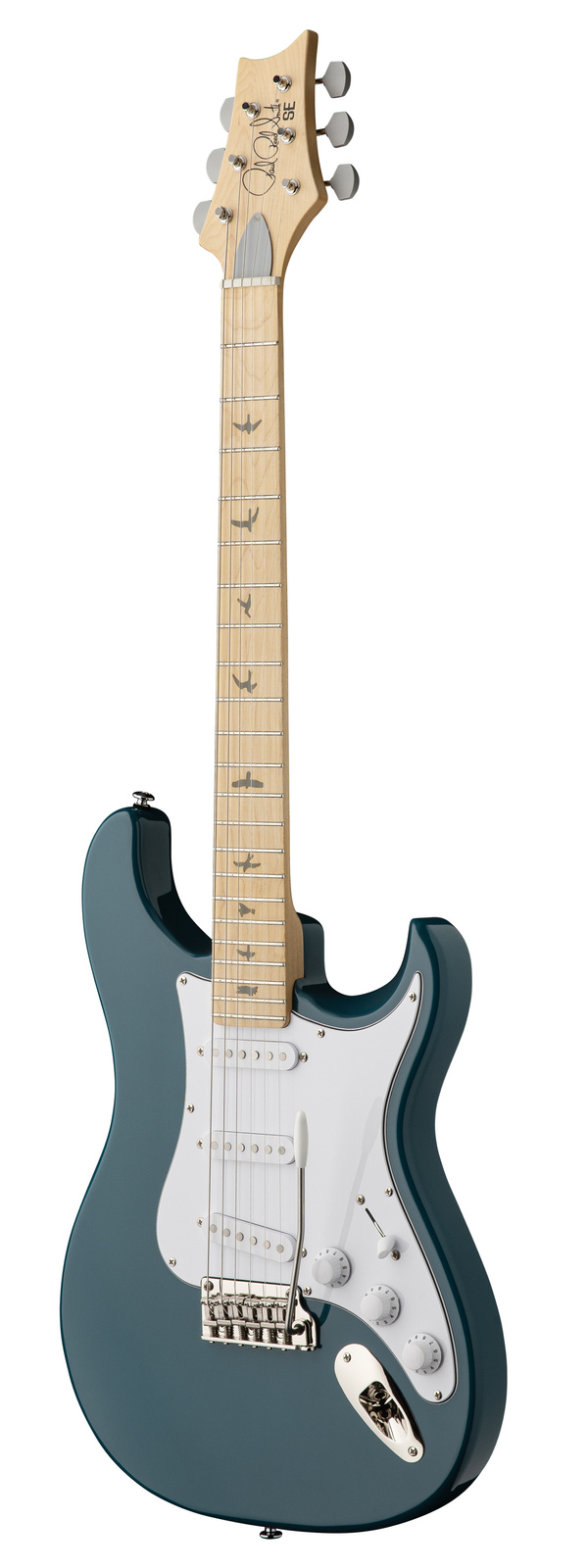 PRS SE Silver Sky Maple Nylon Blue - gitara elektryczna — zbliżenie na mostek