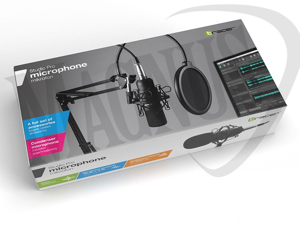 Tracer Studio Pro - zestaw gamingowy  - mikrofon pojemnościowy - tylko otwarty