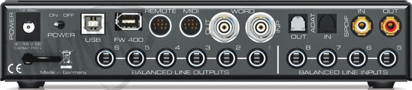 RME Fireface UCX interfejs Fire Wire