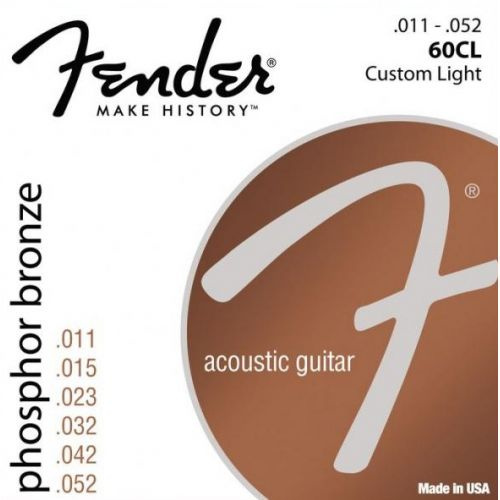 Fender 60 CL struny do gitary akustycznej