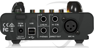 Behringer Tube Ultragain MIC500USB przedwzmacniacz mikrofonowy