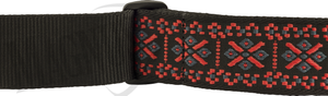 Fender Pasadena Woven Lattice Red pasek