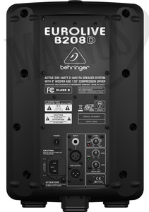Behringer B208D - dwudrożna kolumna aktywna kolumna szerokopasmowa aktywna