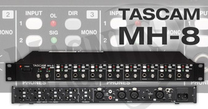 Tascam MH-8 przedwzmacniacz mikrofonowy