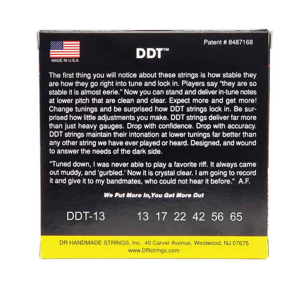 DR DDT-13 Drop Down Tuning Super Heavy 13-65 struny do gitary elektrycznej
