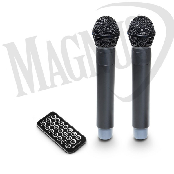 LD Systems ROADBUDDY 10 HHD 2 Zasilana z akumulatorów kolumna Bluetooth z mikserem, 2x mikrofon bezprzewodowy
