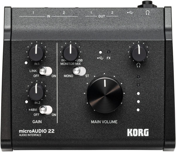 Korg microAUDIO 22 interfejs audio USB-C