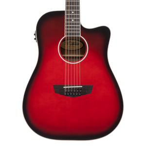 D'angelico Premier Bowery 12 LS Cherry Burst - gitara elektroakustyczna 12-strunowa