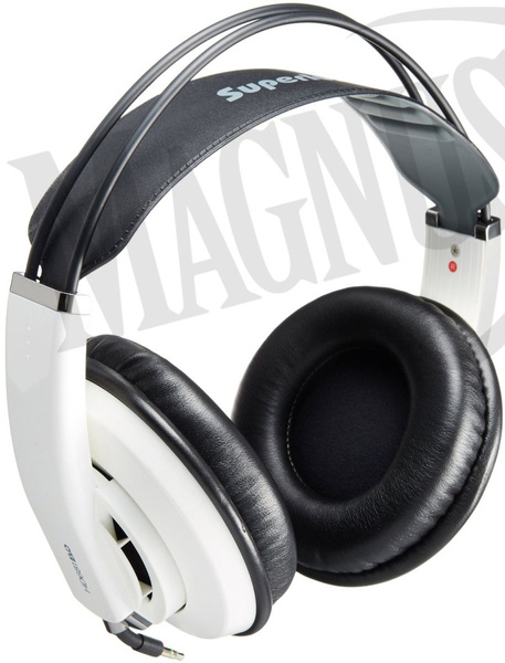 Superlux HD-681EVO mkII White + pady welurowe słuchawki studyjne