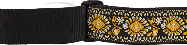 Fender Pasadena Woven Yellow Lotus pasek
