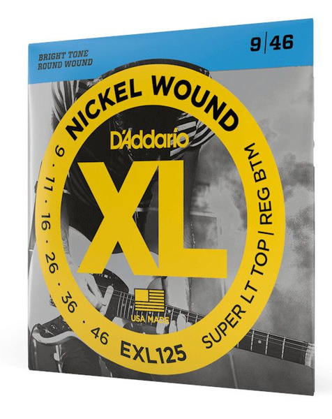 D'Addario EXL 125 struny do gitary elektrycznej