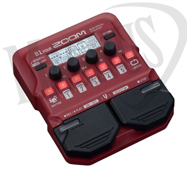 Zoom B1 Four multiefekt do gitary basowej