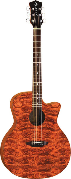 Luna Gypsy Exotic Bubinga gitara akustyczna