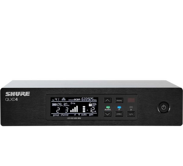 Shure QLXD4E=-G51 - odbiornik cyfrowy (470-534 MHz)
