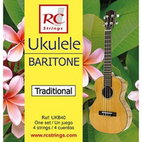 Royal Classics UKB40 Ukulele Baritone set. Clear Nylon - Struny do Ukulele struny do gitary klasycznej