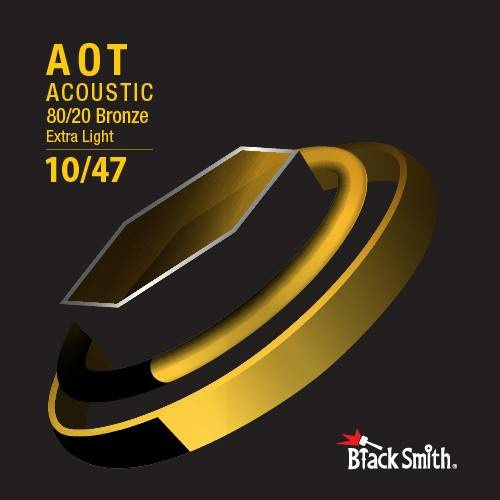 BlackSmith ABR-1047 Extra Light -  struny do gitary akustycznej
