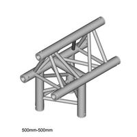 Duratruss DT 33 T37-T Trójnik 90 stopni konstrukcja aluminiowa
