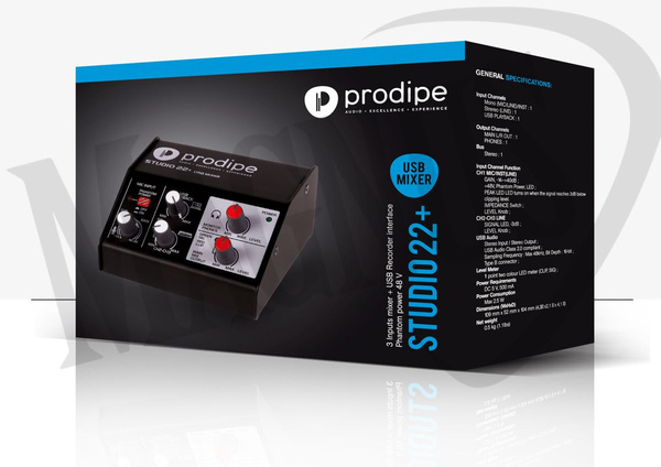 Prodipe Studio 22+ interfejs audio USB