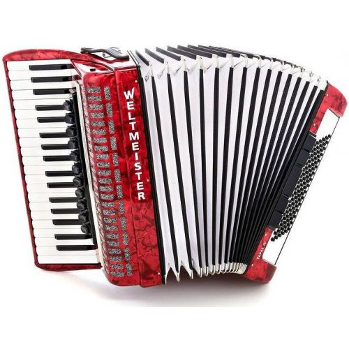Weltmeister Topas 37/96/IV/11/5 Red Pearl akordeon