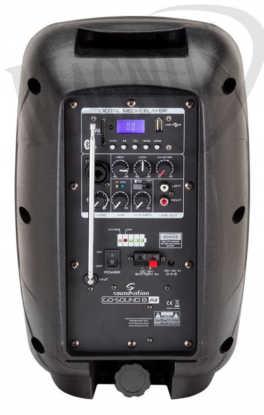 Soundsation GO-SOUND 8 AIR 250W  - przenośna kolumna aktywna z Bluetooth / MP3 / Mikrofon bezprzewodowy / Aplikacja Android IOS