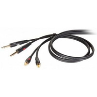 Die Hard DHG535LU18 - Kabel audio 2 x RCA M - 2 x mono jack M 1,8m przewód audio