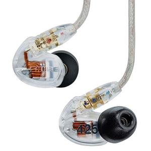 Shure SE425CL - słuchawki dokanałowe, monitorowe system monitoringu dousznego