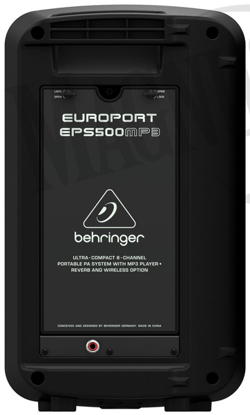 Behringer EPS500 MP3 przenośny system nagłośnieniowy z odtwarzaczem MP3 - po zwrocie
