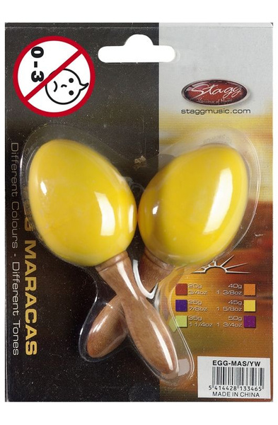 Stagg EGG-MA S YW - marakasy shaker