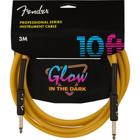 Fender Professional Series Glow in the Dark Cable Orange 10′ kabel gitarowy kabel instrumentalny