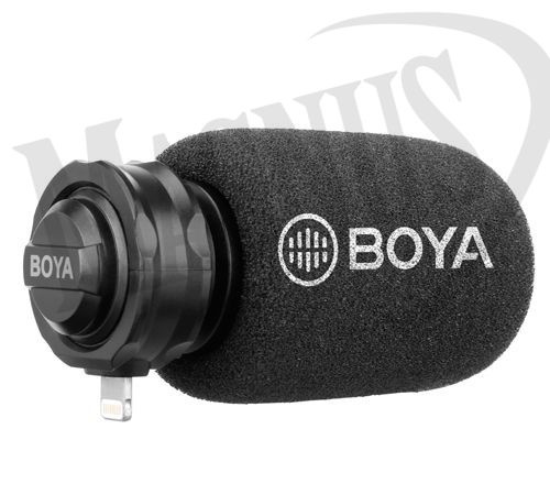 BOYA BY-DM200 mikrofon pojemnościowy,  Apple iOS ze złączem Lightning.