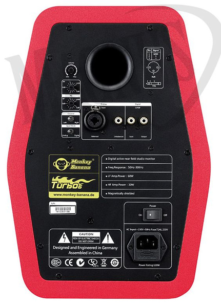 Monkey Banana Turbo 6 Red aktywny monitor studyjny