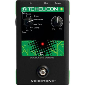 TC Helicon VoiceTone D1 Doubling &amp; Detune procesor wokalowy