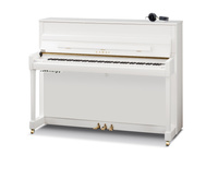 Kawai K-200 ATX4 WH— Pianino akustyczne z hybrydowym systemem AnyTime X4