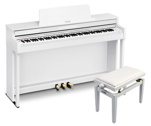 Casio AP-550 WE SET - pianino cyfrowe z ławą