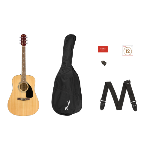 Fender FA-115 WN NAT Pack V2 gitara akustyczna