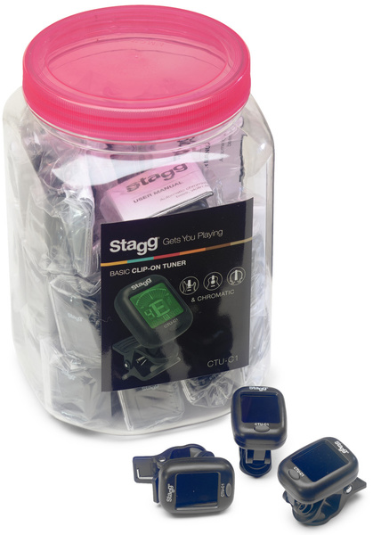 Stagg CTU-C1/30 - tuner elektroniczny pojemnik 30szt. tuner elektroniczny pojemnik 30szt.