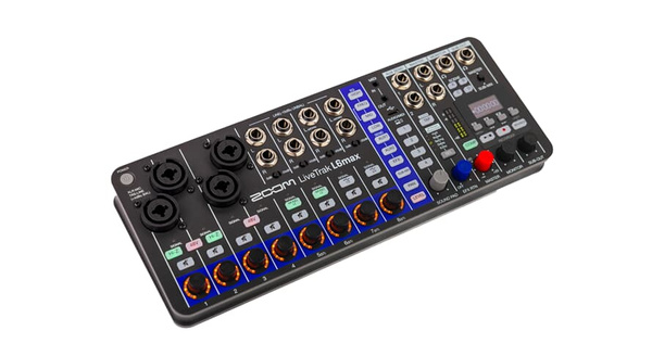 Zoom LiveTrak L6max - 12-kanałowy mikser i rejestrator do muzyki, streamingu i podcastów