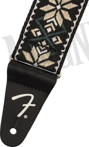 Fender Pasadena Woven Yellow Snowflake pasek
