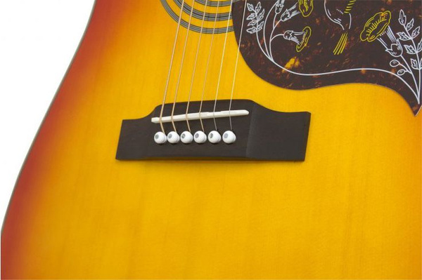 Epiphone Hummingbird Studio Solid Top Fishman Sonitone FC Faded Cherry Sunburst - gitara elektroakustyczna