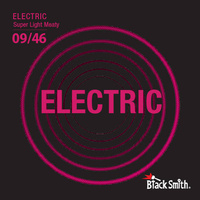 BlackSmith NW-0946 Super Light Meaty   - struny do gitary elektrycznej
