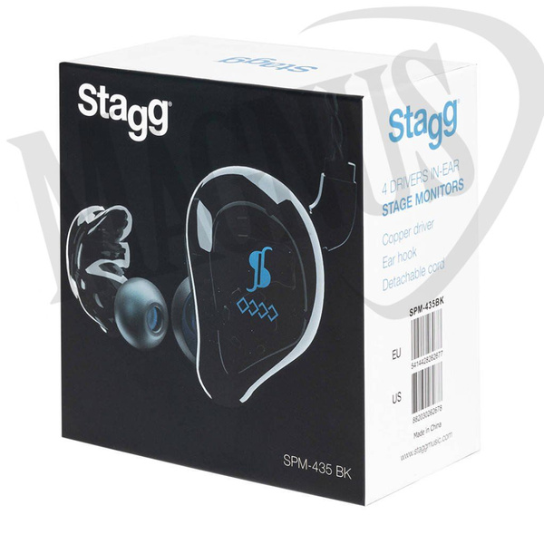 Stagg SPM-435 BK douszne monitory słuchawkowe