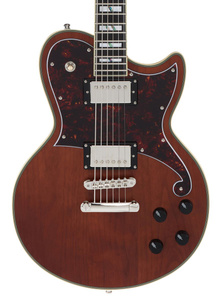 D'Angelico Deluxe Atlantic Baritone Satin Walnut gitara elektryczna