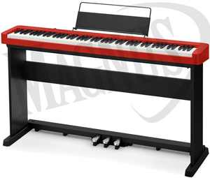 Casio CDP-S160 RD pianino cyfrowe w zestawie ze statywem